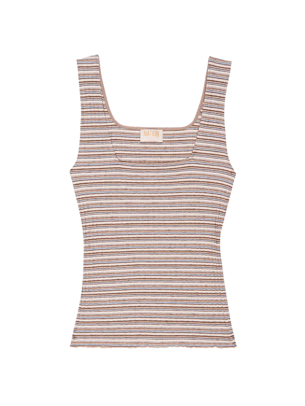 BABS TANK IN LAYER CAKE - Romi Boutique