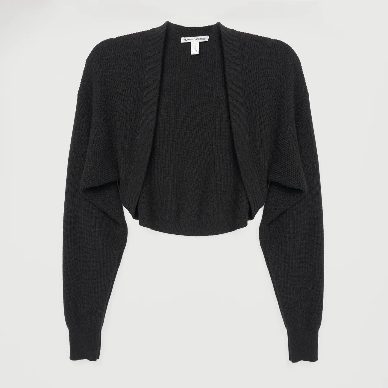 SHAKER SHRUG IN BLACK - Romi Boutique