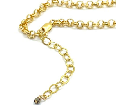 ROLO CHAIN NECKLACE IN GOLD - Romi Boutique
