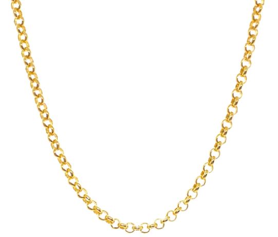 ROLO CHAIN NECKLACE IN GOLD - Romi Boutique