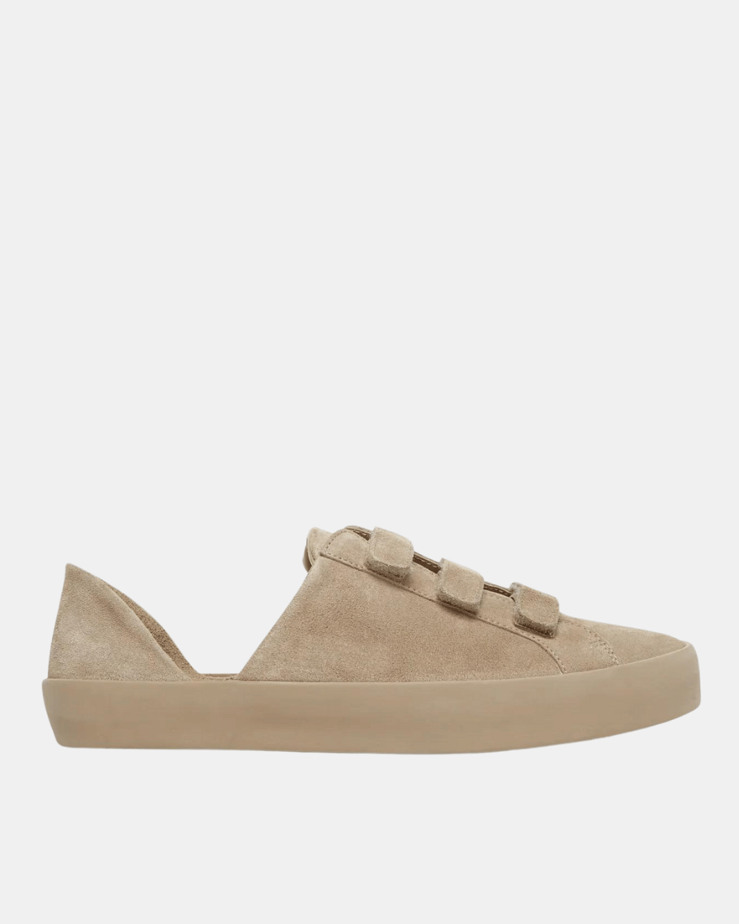 LIBBY D'ORSAY SNEAKER IN STUCCO SUEDE - Romi Boutique