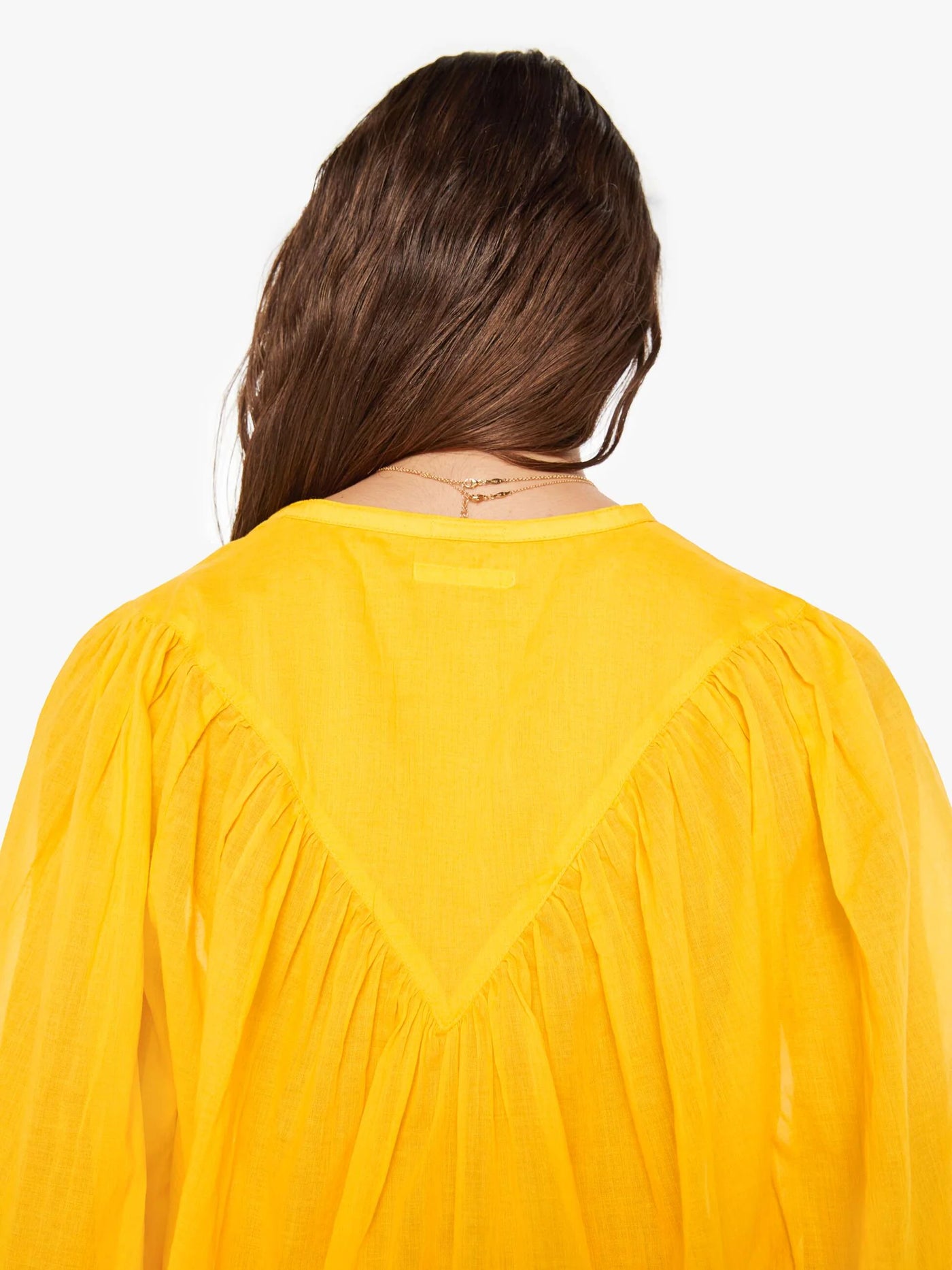 THE LOVE DEARLY TOP IN YELLOW CHROME - Romi Boutique