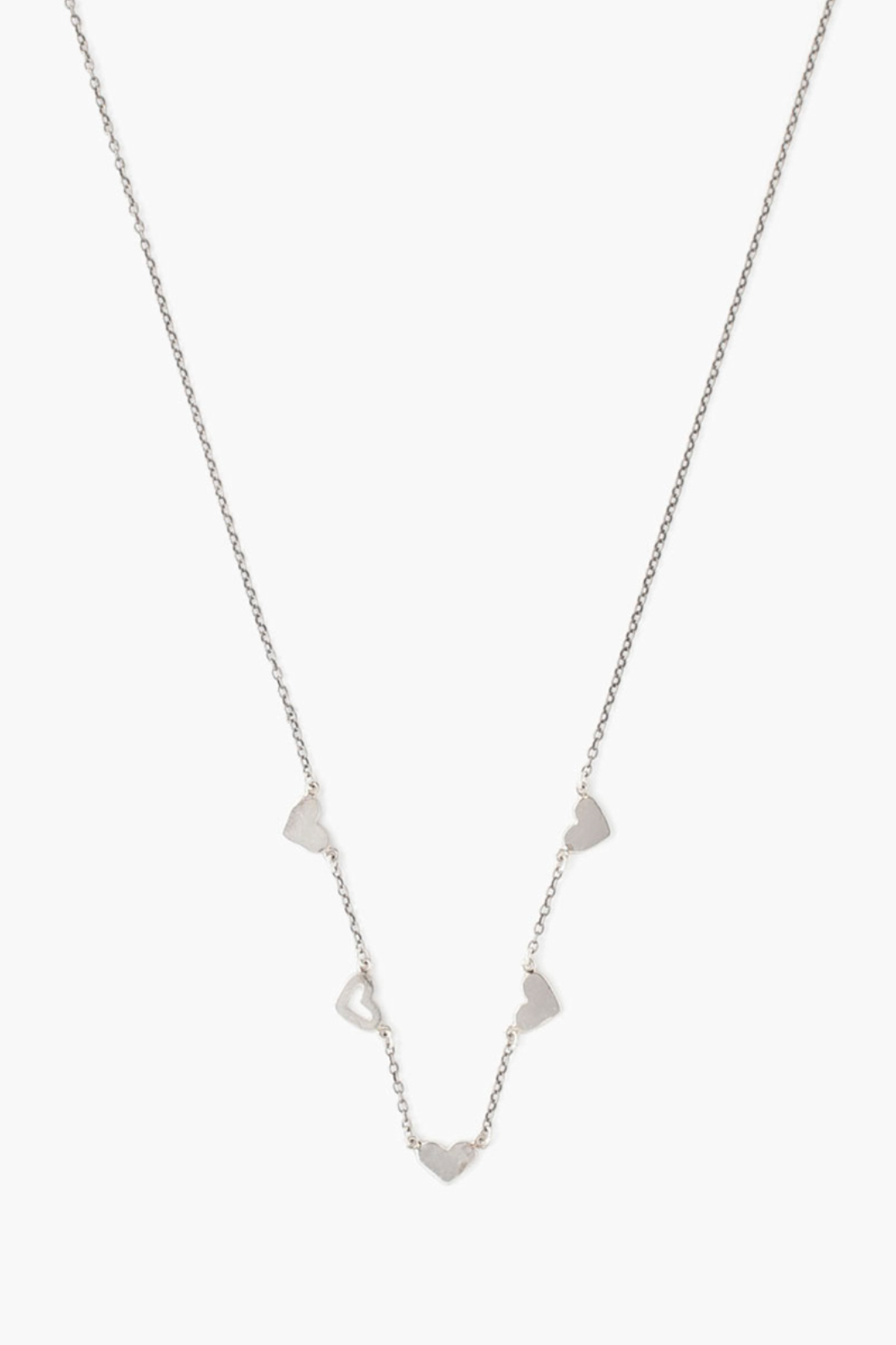 HEART NECKLACE IN SILVER - Romi Boutique