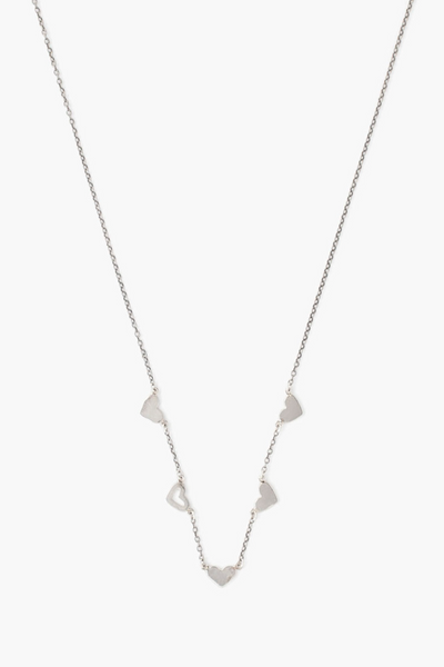 HEART NECKLACE IN SILVER - Romi Boutique