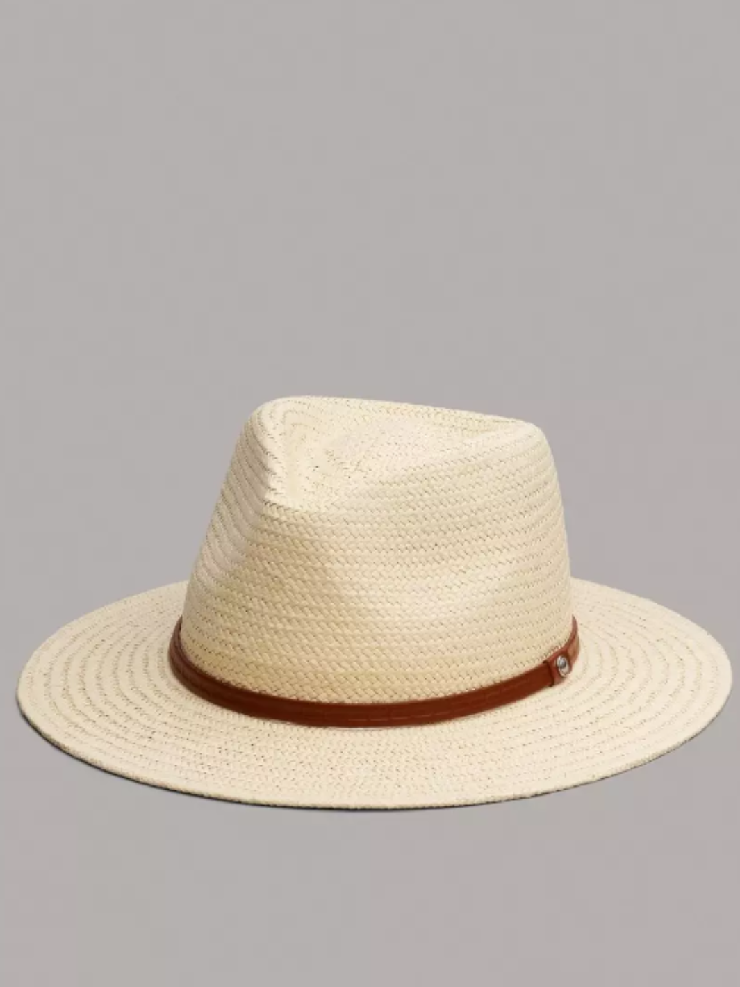 PACKABLE STRAW FEDORA IN NATURAL - Romi Boutique