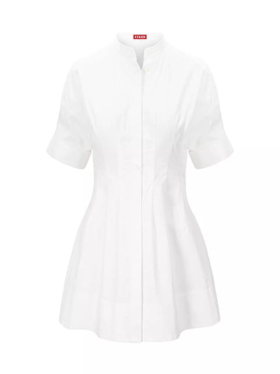 MINI LORENZA DRESS IN WHITE - Romi Boutique