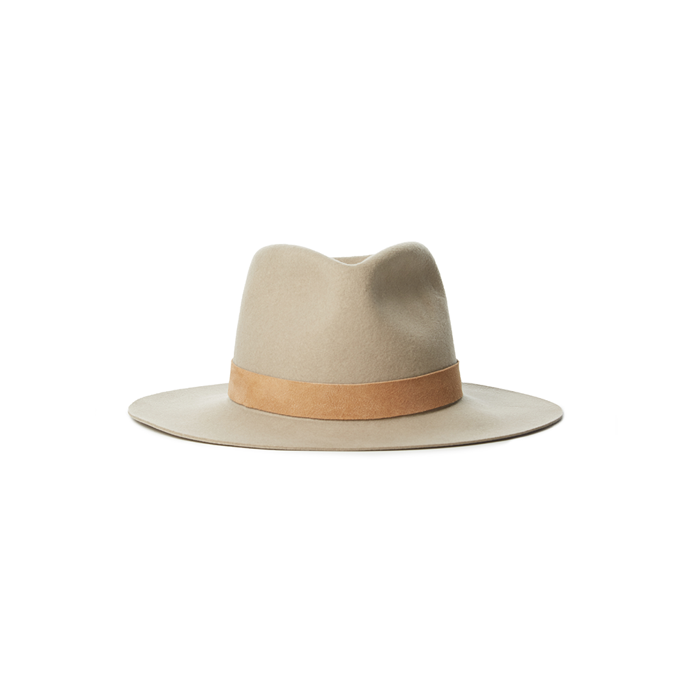 ROSS WOOL FEDORA IN CLAY - Romi Boutique