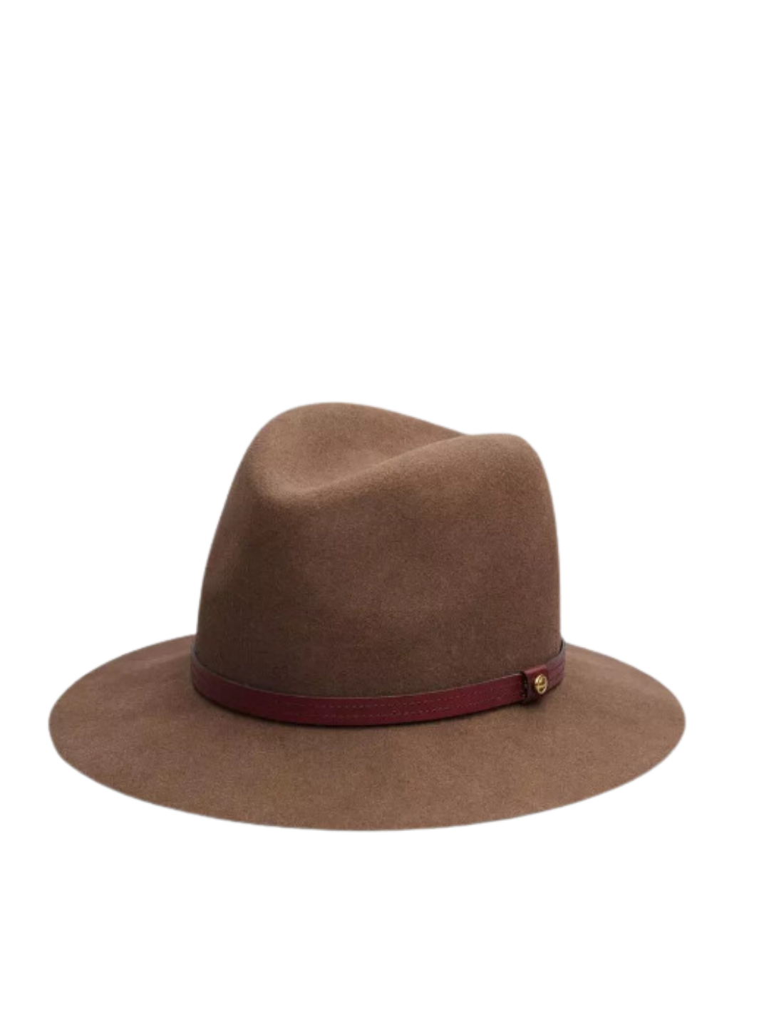 FLOPPY BRIM FEDORA IN PECAN - Romi Boutique