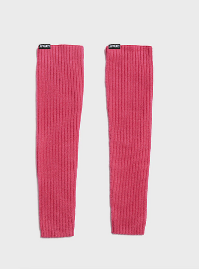CYNTHIA ARM WARMERS IN SHOCKING PINK - Romi Boutique