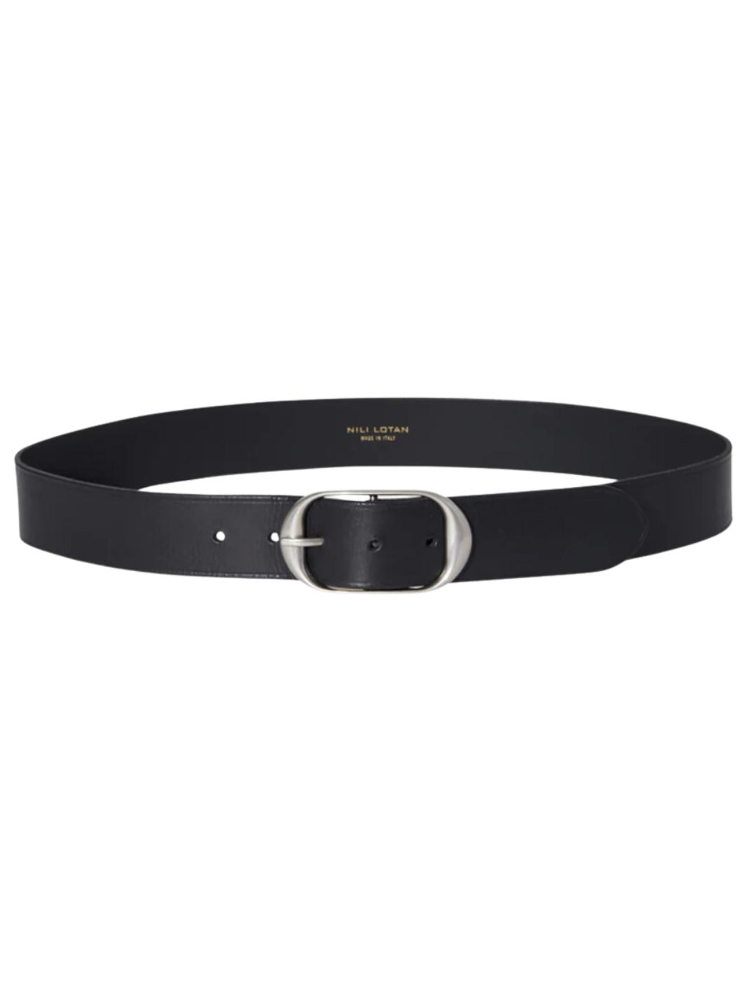 NILI BELT IN BLACK WITH SILVER - Romi Boutique