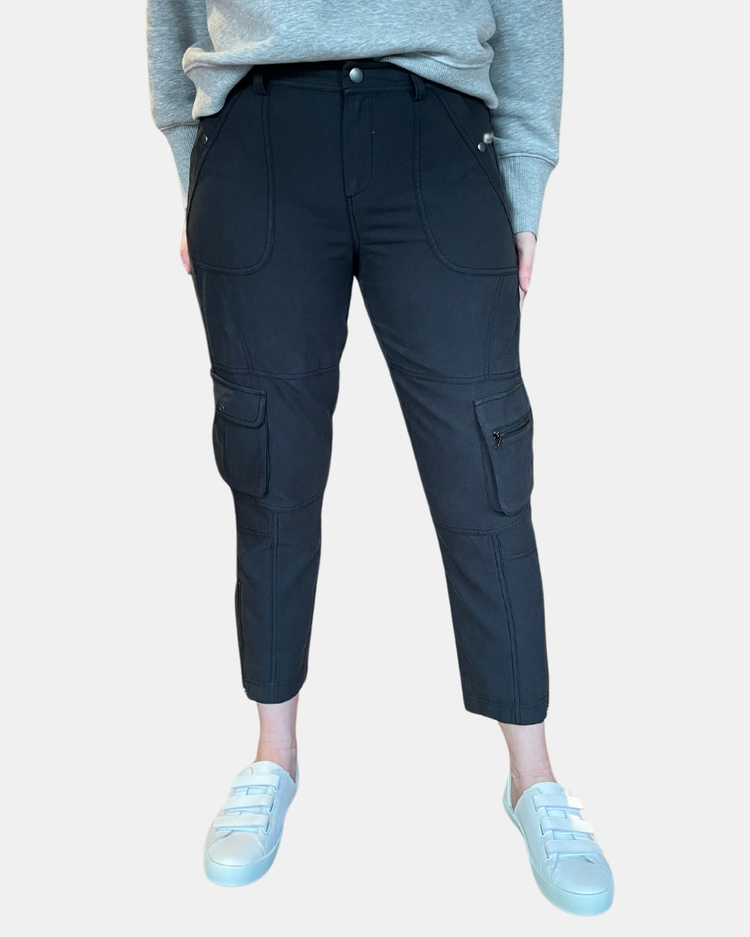 GO UTILITY PANT REDUX IN WASHED BLACK - Romi Boutique