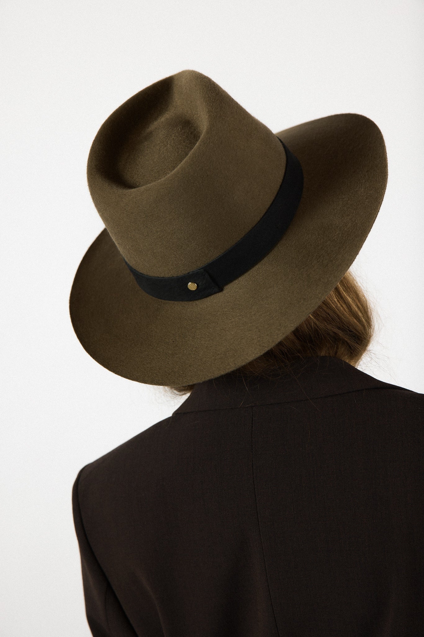 LUCA WOOL FEDORA IN CAMEL - Romi Boutique