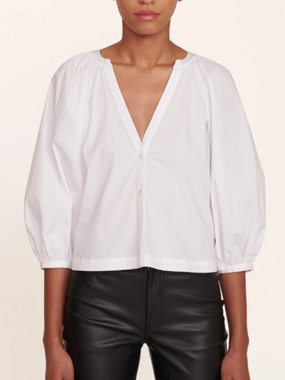 NEW DILL TOP IN WHITE - Romi Boutique