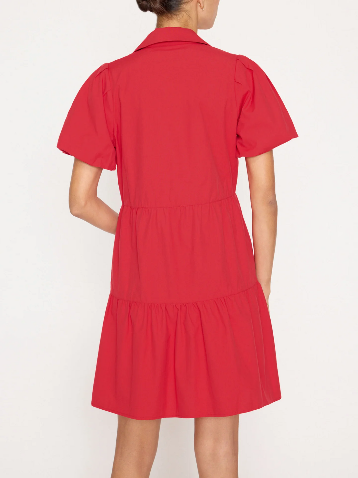 HAVANA MINI DRESS IN CARMINE RED - Romi Boutique