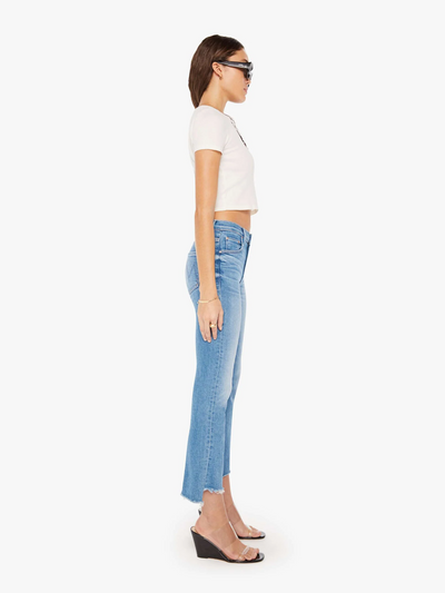 THE INSIDER CROP STEP FRAY IN OUT OF THE BLUE - Romi Boutique