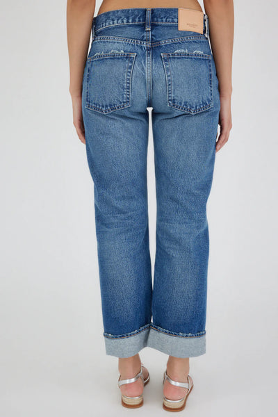MV FOXWOOD STRAIGHT PANT IN BLUE - Romi Boutique