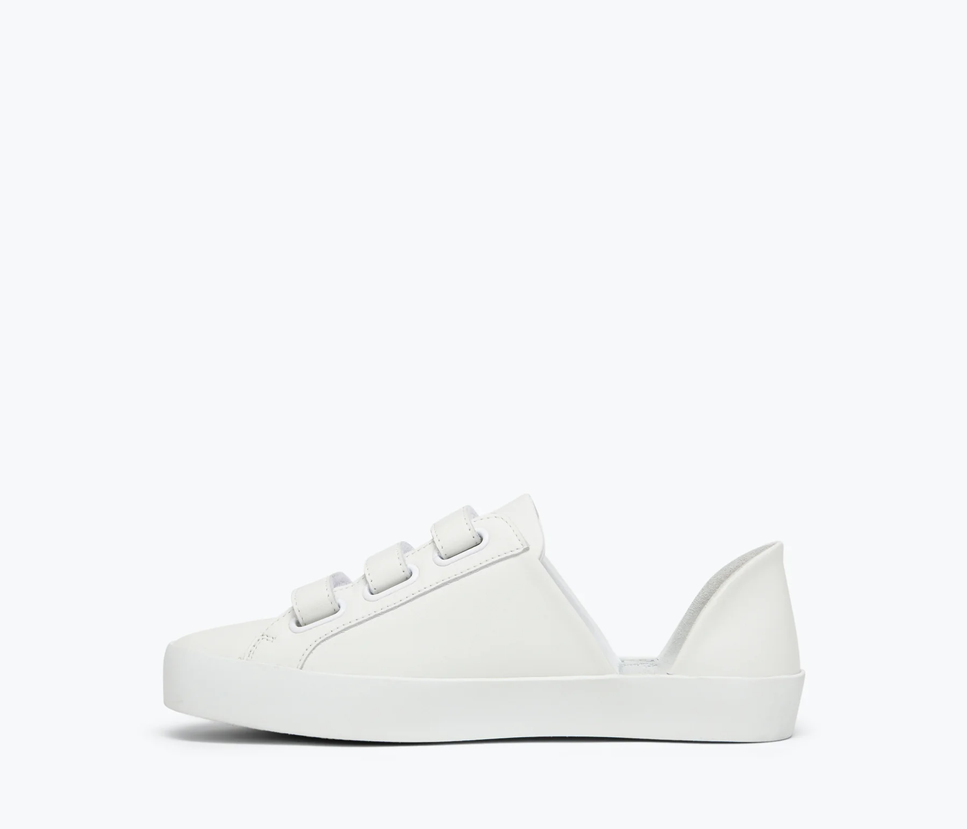 LIBBY D'ORSAY SNEAKER IN WHITE CALF - Romi Boutique