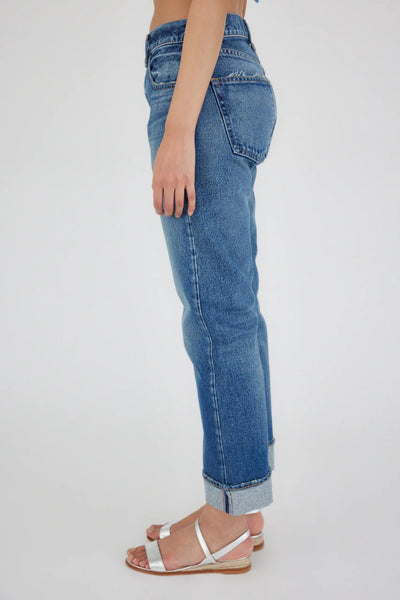 MV FOXWOOD STRAIGHT PANT IN BLUE - Romi Boutique