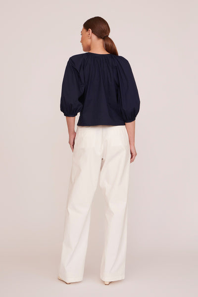 NEW DILL TOP IN NAVY - Romi Boutique