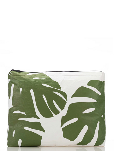 MAX POUCH IN MONSTERA - Romi Boutique