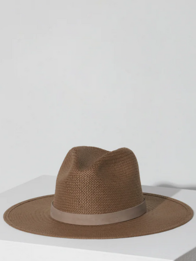 ADRIANA HAT IN BROWN - Romi Boutique